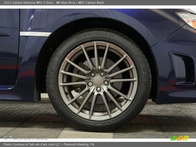 WR Blue Mica / WRX Carbon Black 2012 Subaru Impreza WRX 4 Door