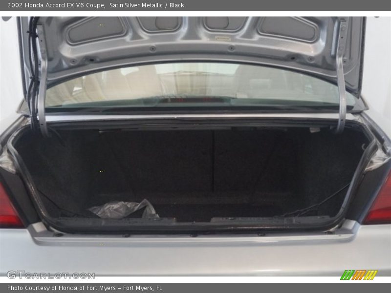 Satin Silver Metallic / Black 2002 Honda Accord EX V6 Coupe