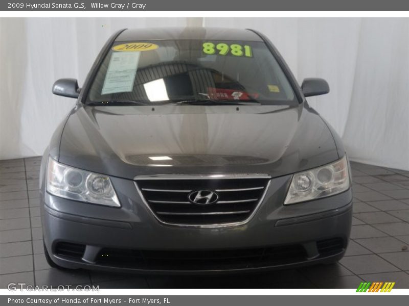 Willow Gray / Gray 2009 Hyundai Sonata GLS