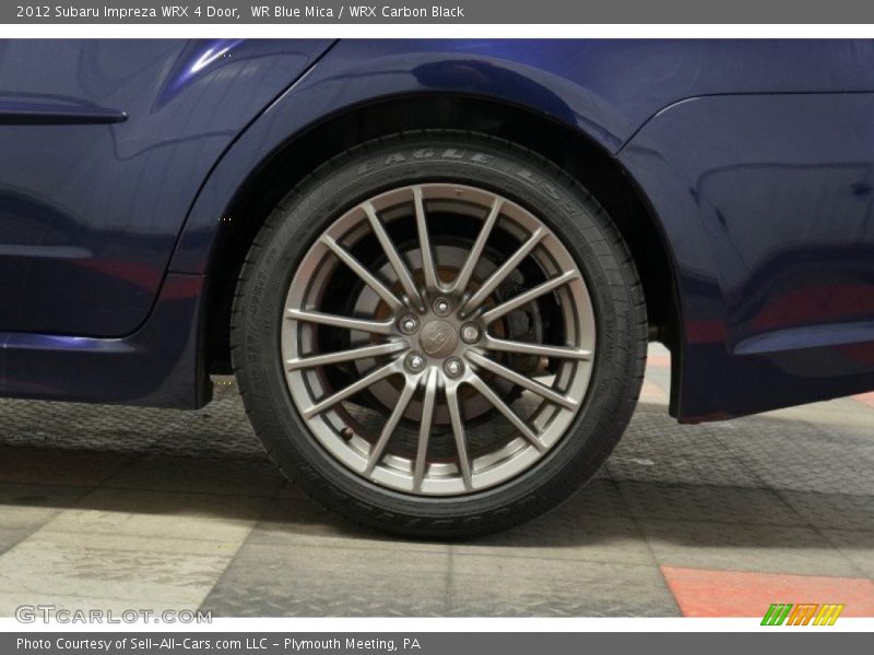 WR Blue Mica / WRX Carbon Black 2012 Subaru Impreza WRX 4 Door