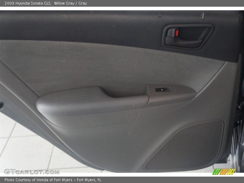 Willow Gray / Gray 2009 Hyundai Sonata GLS