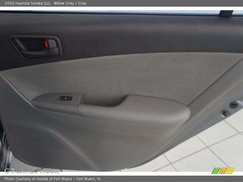 Willow Gray / Gray 2009 Hyundai Sonata GLS