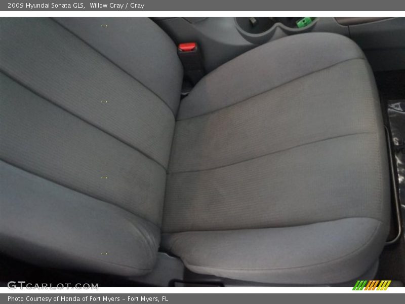 Willow Gray / Gray 2009 Hyundai Sonata GLS