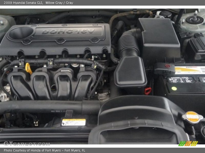 Willow Gray / Gray 2009 Hyundai Sonata GLS
