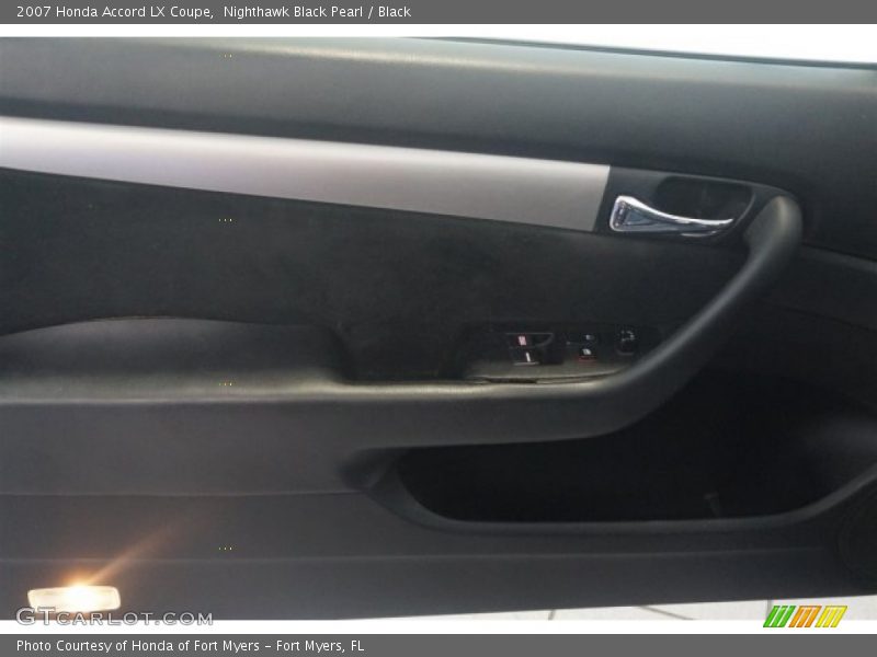 Nighthawk Black Pearl / Black 2007 Honda Accord LX Coupe