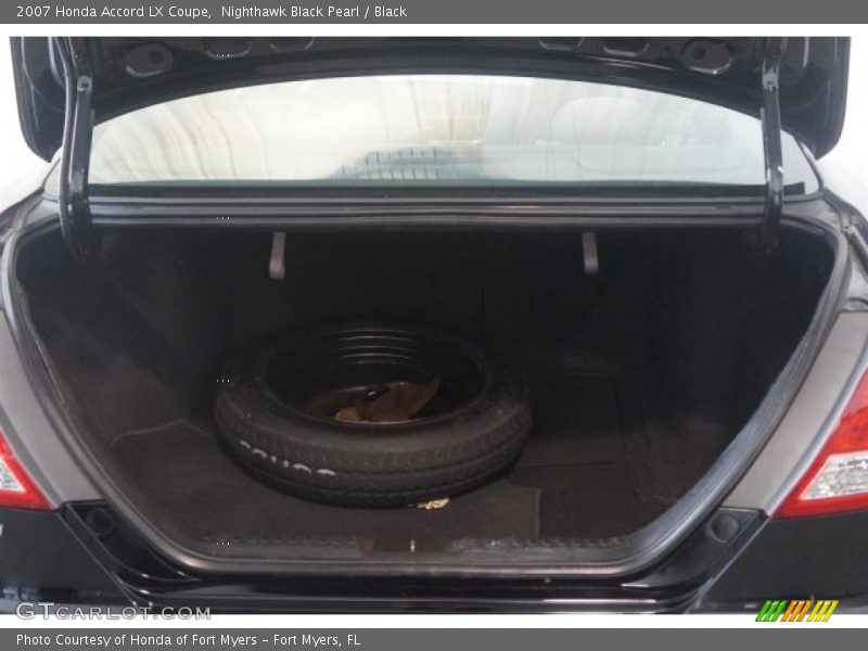 Nighthawk Black Pearl / Black 2007 Honda Accord LX Coupe