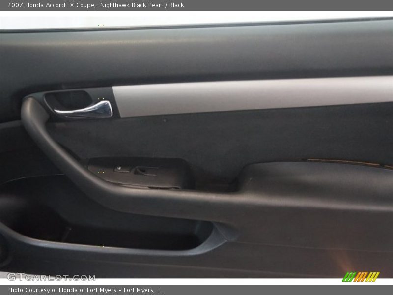 Nighthawk Black Pearl / Black 2007 Honda Accord LX Coupe