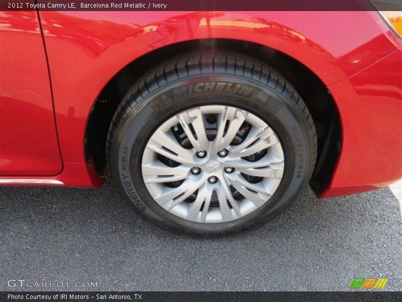Barcelona Red Metallic / Ivory 2012 Toyota Camry LE