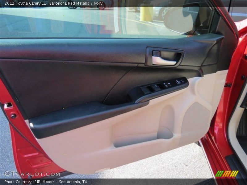 Barcelona Red Metallic / Ivory 2012 Toyota Camry LE