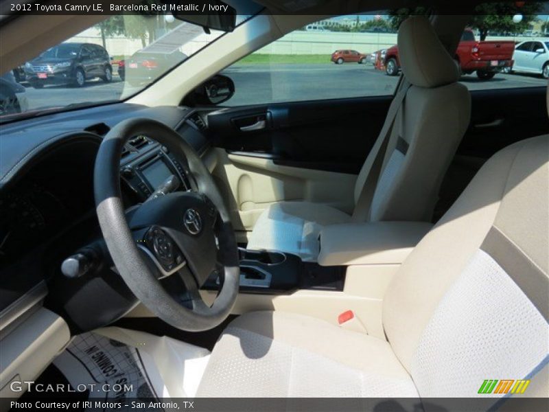 Barcelona Red Metallic / Ivory 2012 Toyota Camry LE