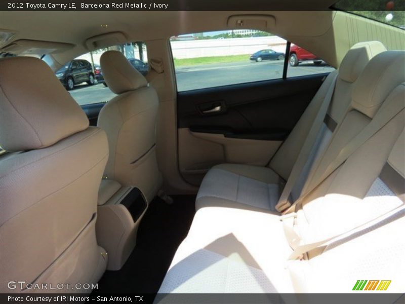 Barcelona Red Metallic / Ivory 2012 Toyota Camry LE