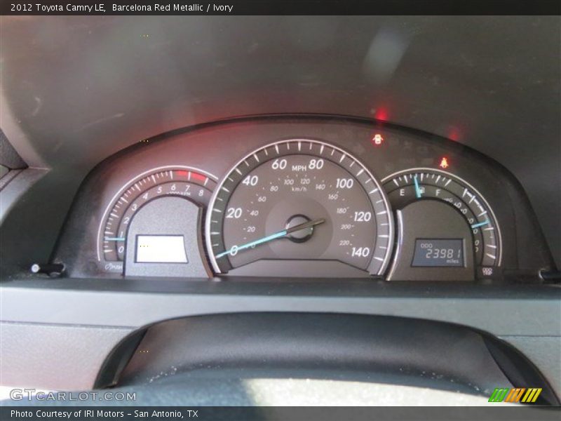 Barcelona Red Metallic / Ivory 2012 Toyota Camry LE