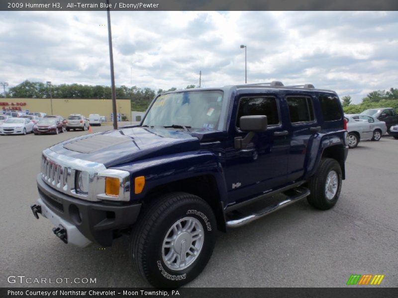 All-Terrain Blue / Ebony/Pewter 2009 Hummer H3