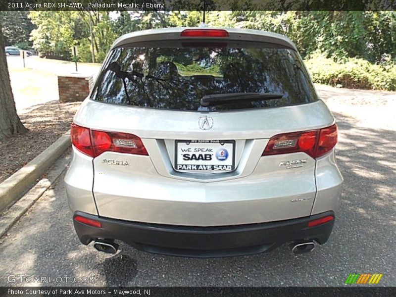 Palladium Metallic / Ebony 2011 Acura RDX SH-AWD