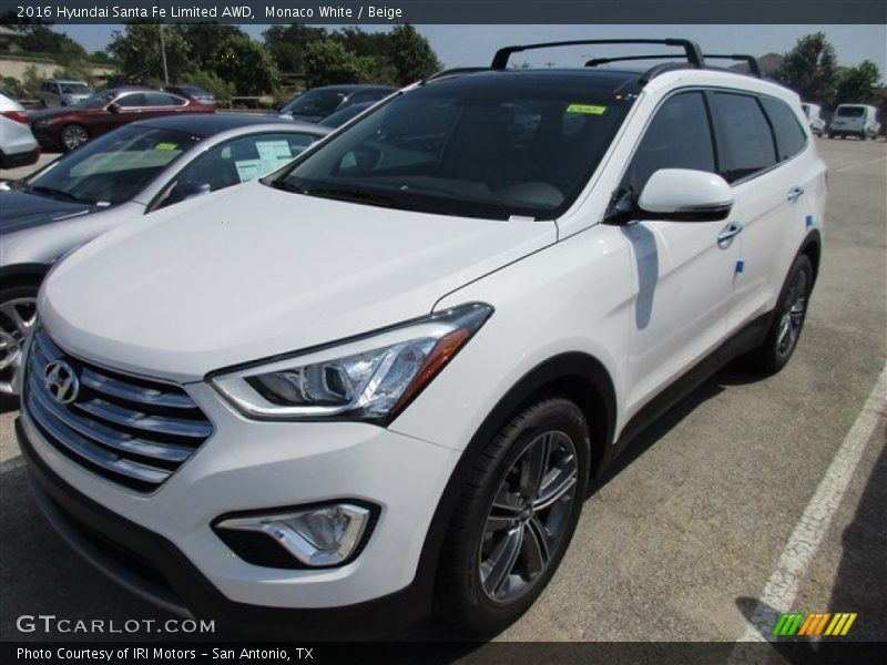 Front 3/4 View of 2016 Santa Fe Limited AWD