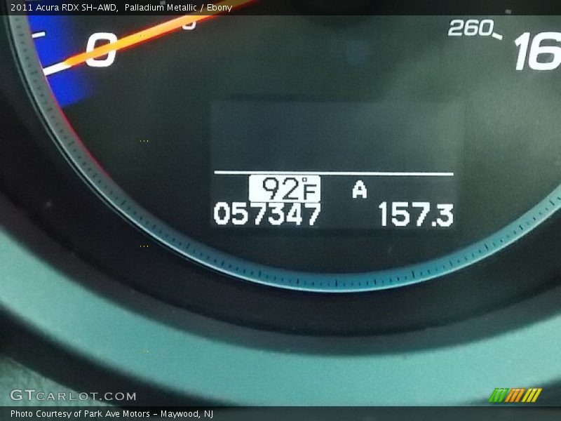 Palladium Metallic / Ebony 2011 Acura RDX SH-AWD