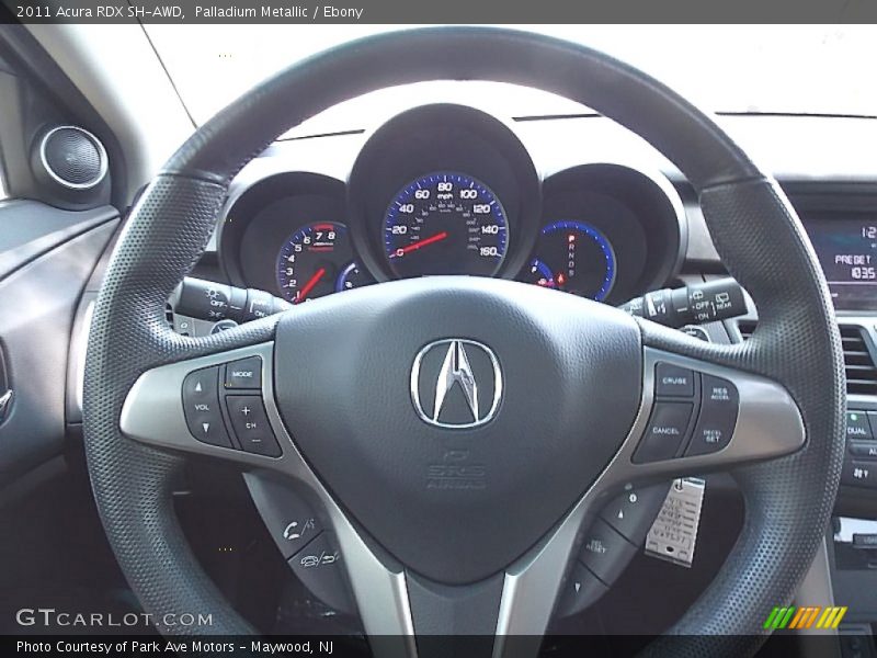 Palladium Metallic / Ebony 2011 Acura RDX SH-AWD