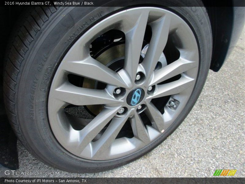 Windy Sea Blue / Black 2016 Hyundai Elantra GT