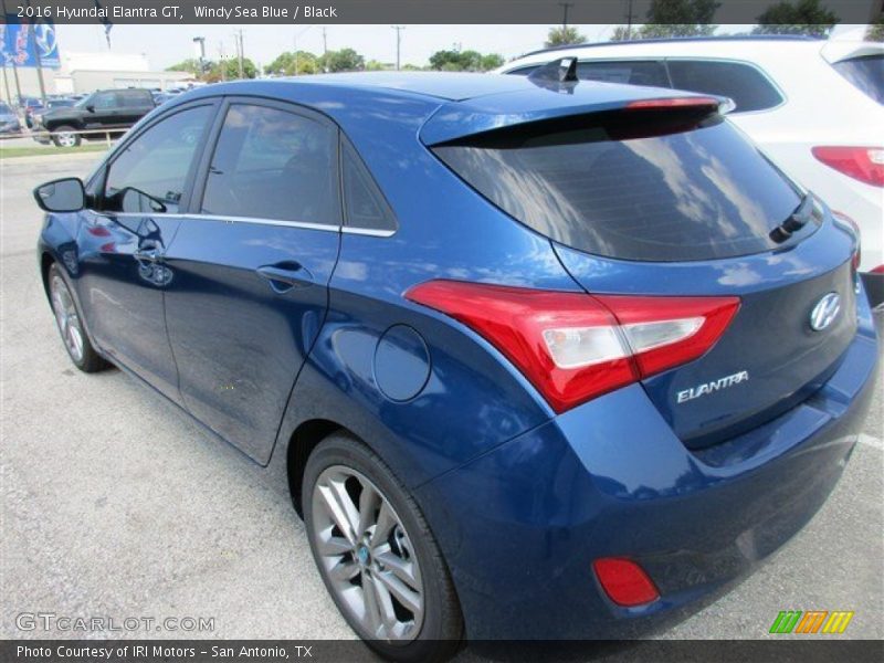 Windy Sea Blue / Black 2016 Hyundai Elantra GT