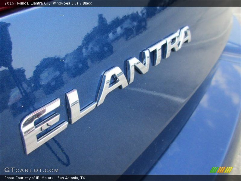 Windy Sea Blue / Black 2016 Hyundai Elantra GT