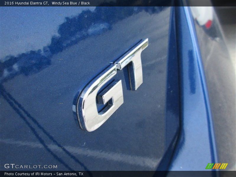 Windy Sea Blue / Black 2016 Hyundai Elantra GT