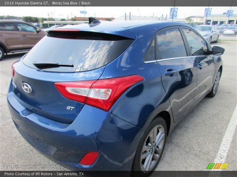 Windy Sea Blue / Black 2016 Hyundai Elantra GT