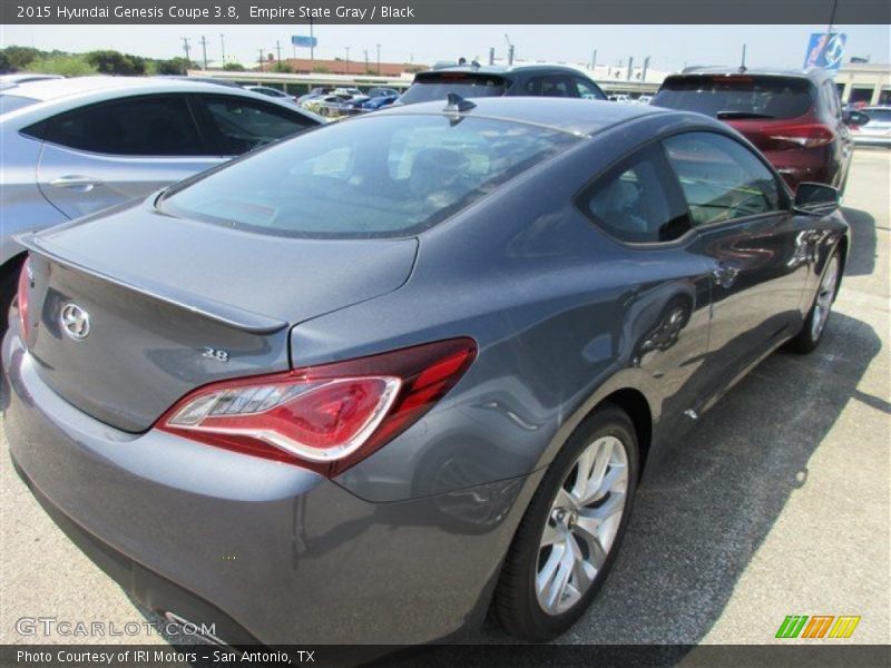 Empire State Gray / Black 2015 Hyundai Genesis Coupe 3.8