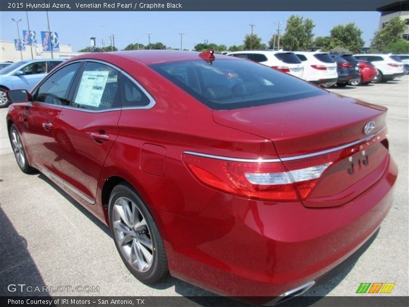 Venetian Red Pearl / Graphite Black 2015 Hyundai Azera