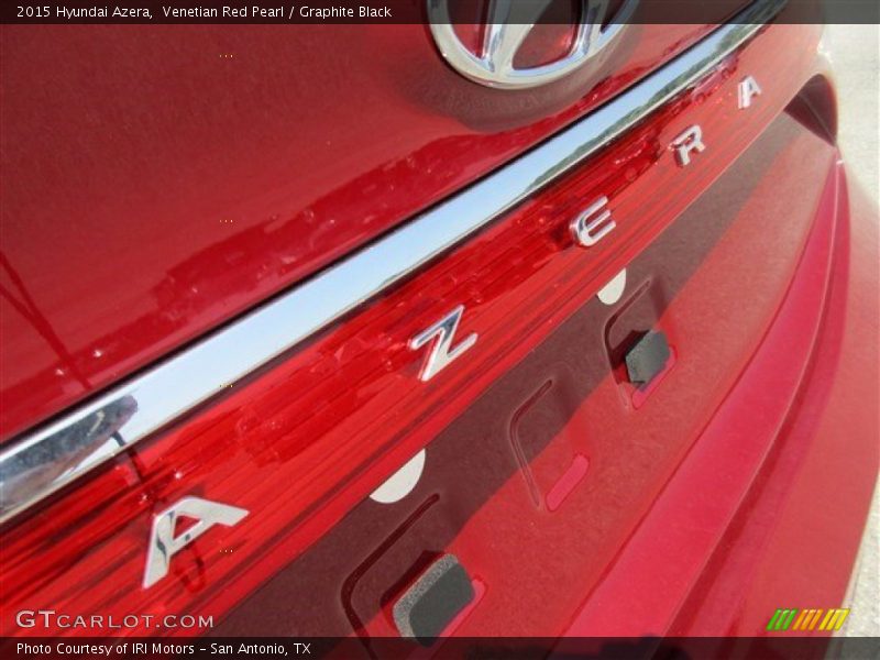 Venetian Red Pearl / Graphite Black 2015 Hyundai Azera