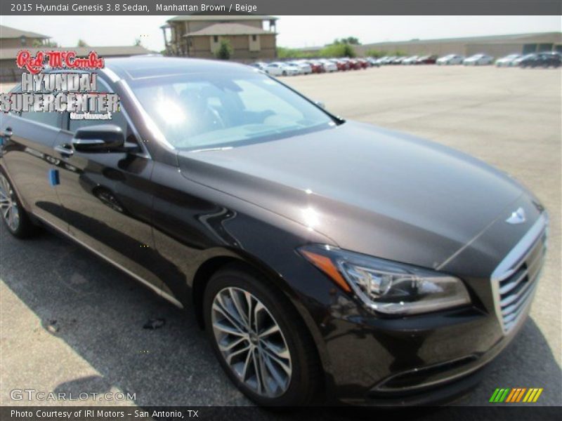 Manhattan Brown / Beige 2015 Hyundai Genesis 3.8 Sedan