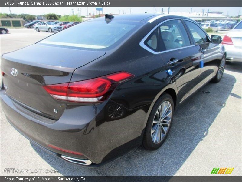 Manhattan Brown / Beige 2015 Hyundai Genesis 3.8 Sedan