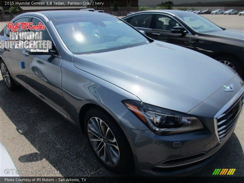 Parisian Gray / Ivory 2015 Hyundai Genesis 3.8 Sedan