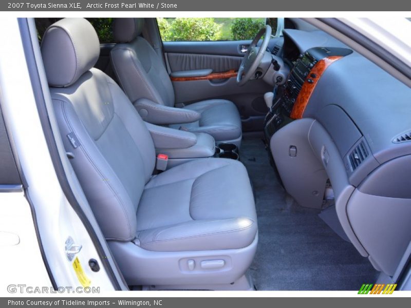 Arctic Frost Pearl White / Stone 2007 Toyota Sienna XLE