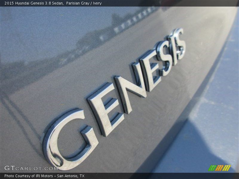 Parisian Gray / Ivory 2015 Hyundai Genesis 3.8 Sedan