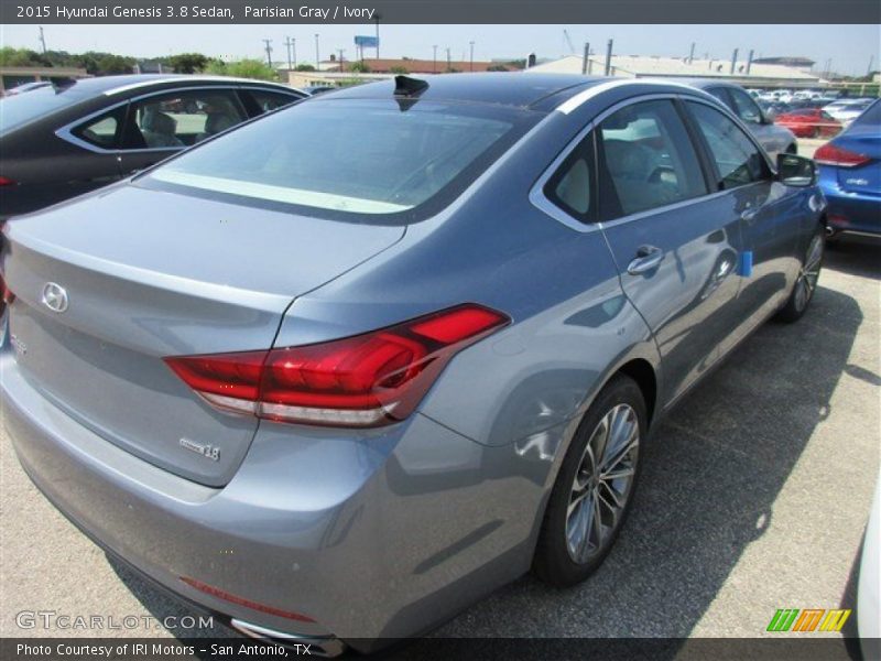 Parisian Gray / Ivory 2015 Hyundai Genesis 3.8 Sedan