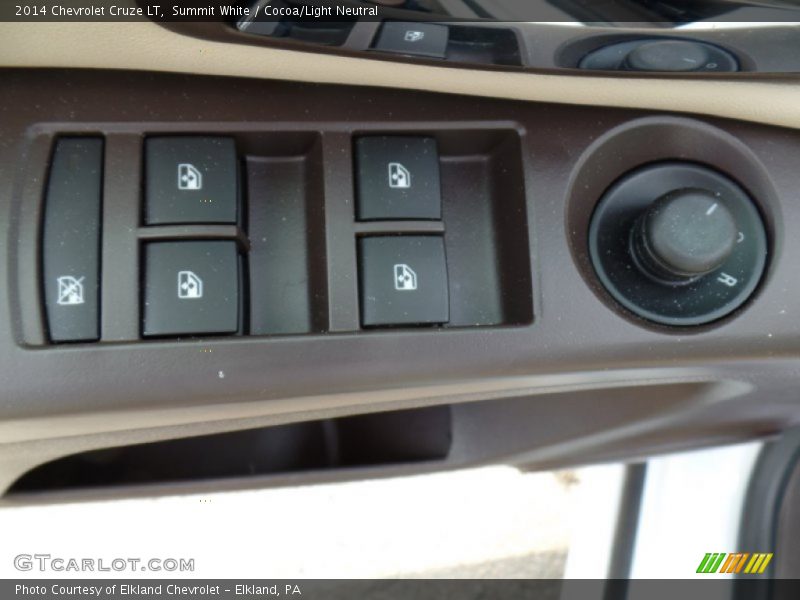 Summit White / Cocoa/Light Neutral 2014 Chevrolet Cruze LT