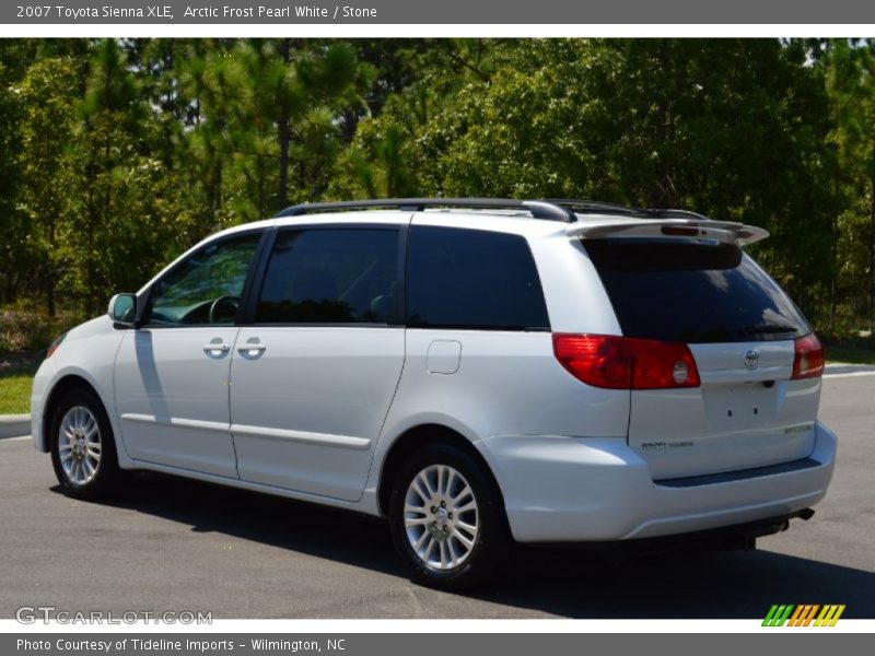Arctic Frost Pearl White / Stone 2007 Toyota Sienna XLE