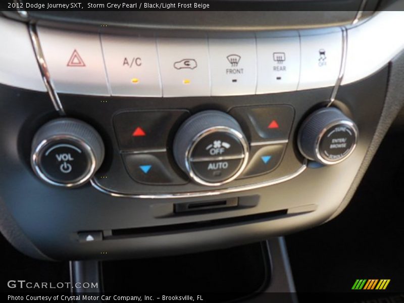 Storm Grey Pearl / Black/Light Frost Beige 2012 Dodge Journey SXT