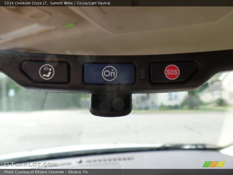 Summit White / Cocoa/Light Neutral 2014 Chevrolet Cruze LT