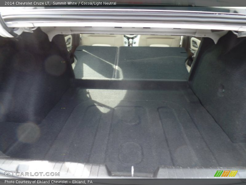 Summit White / Cocoa/Light Neutral 2014 Chevrolet Cruze LT