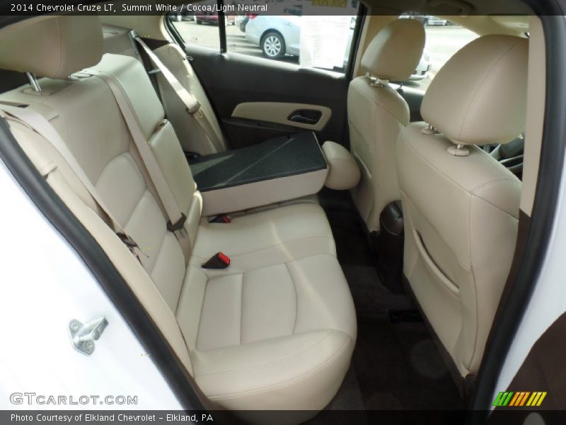 Summit White / Cocoa/Light Neutral 2014 Chevrolet Cruze LT