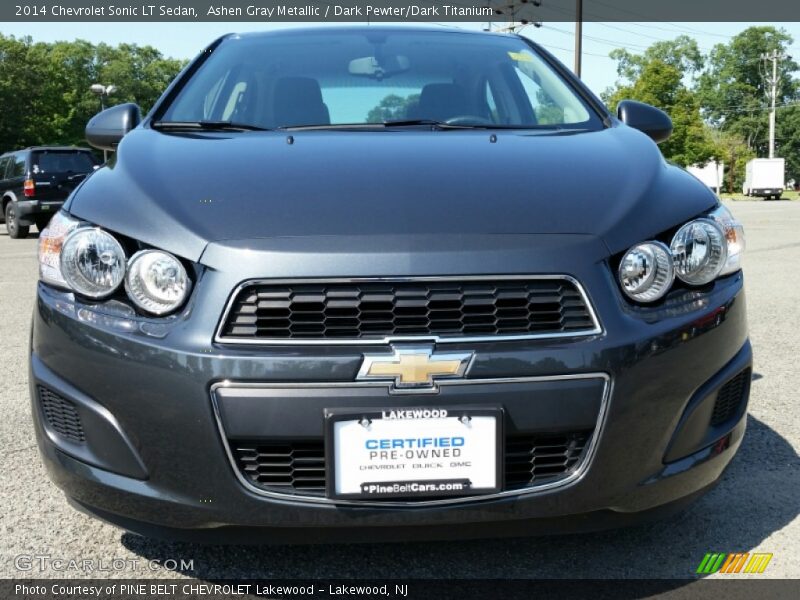 Ashen Gray Metallic / Dark Pewter/Dark Titanium 2014 Chevrolet Sonic LT Sedan