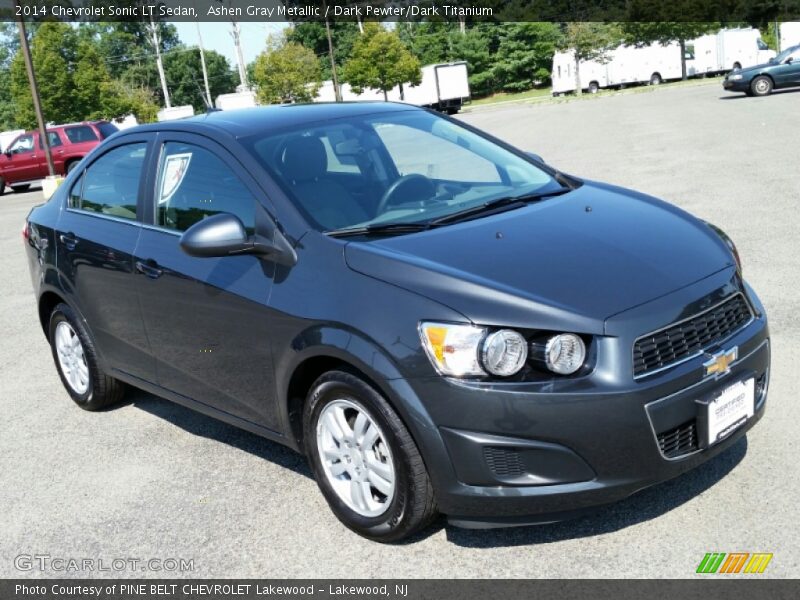 Ashen Gray Metallic / Dark Pewter/Dark Titanium 2014 Chevrolet Sonic LT Sedan