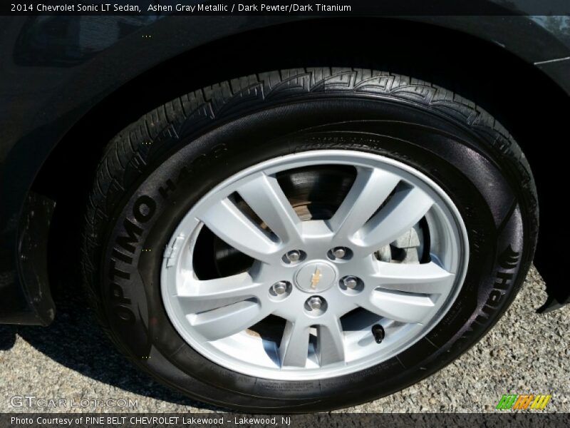 Ashen Gray Metallic / Dark Pewter/Dark Titanium 2014 Chevrolet Sonic LT Sedan