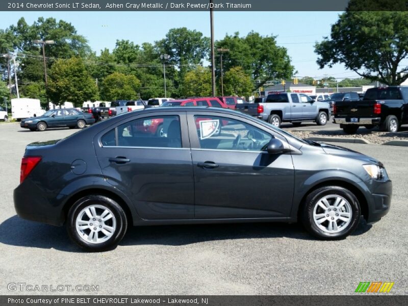 Ashen Gray Metallic / Dark Pewter/Dark Titanium 2014 Chevrolet Sonic LT Sedan