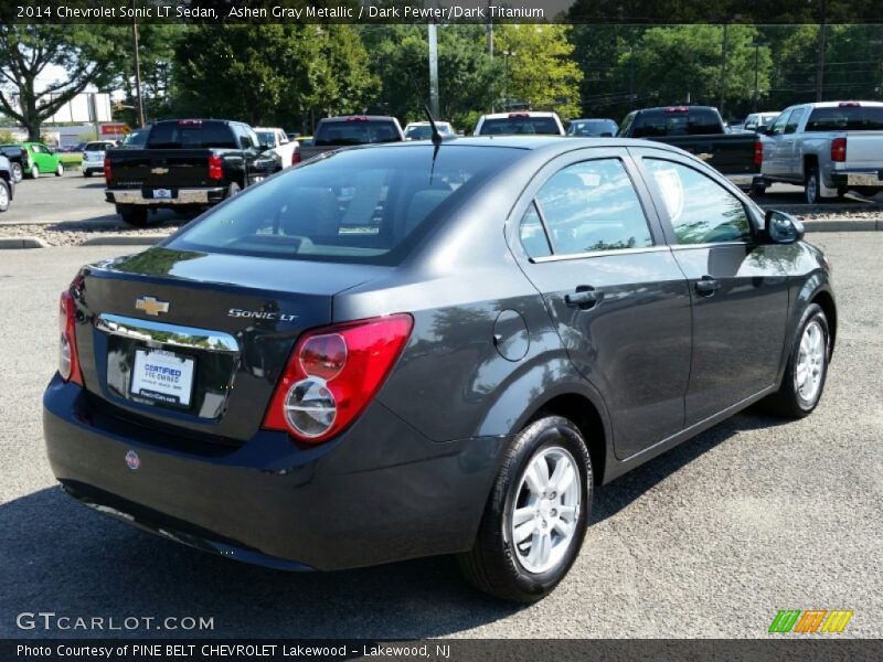 Ashen Gray Metallic / Dark Pewter/Dark Titanium 2014 Chevrolet Sonic LT Sedan