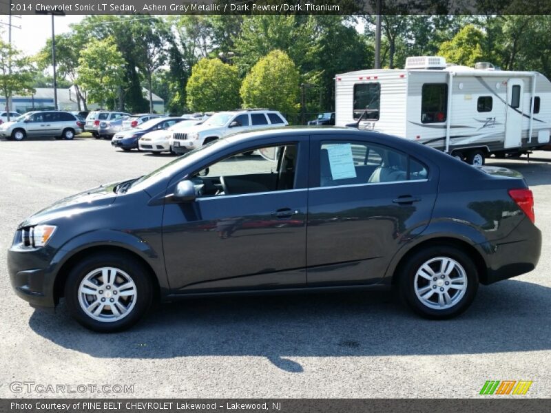 Ashen Gray Metallic / Dark Pewter/Dark Titanium 2014 Chevrolet Sonic LT Sedan