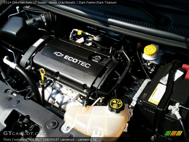 Ashen Gray Metallic / Dark Pewter/Dark Titanium 2014 Chevrolet Sonic LT Sedan