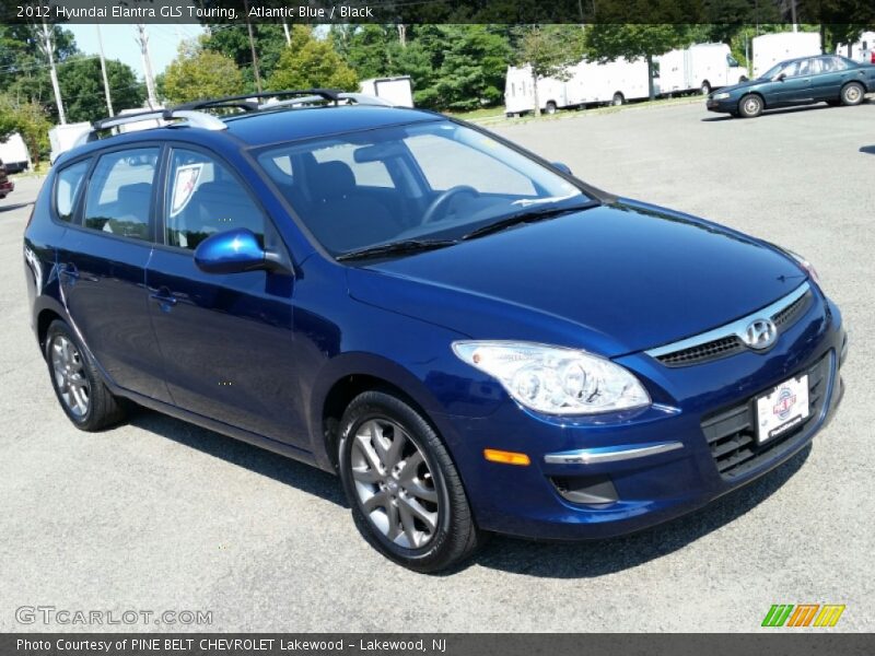 Atlantic Blue / Black 2012 Hyundai Elantra GLS Touring