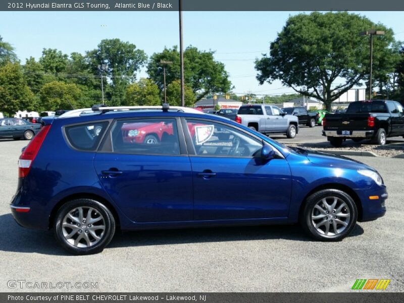 Atlantic Blue / Black 2012 Hyundai Elantra GLS Touring